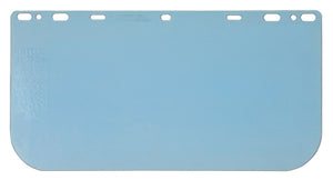 MCR Safety Face Shield - Universal Clear Impact Resistant Polycarbonate Material - 8 Inches x 15.375 Inches - .060 Inches Thick - Box of 25 Part# 181560
