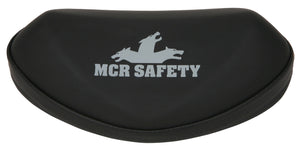 MCR Black Premium Eyewear Case - Color Hides Dirt and Stains - Water Resistant - Zippered Closure - Part# 202