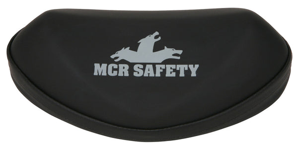 MCR Black Premium Eyewear Case - Color Hides Dirt and Stains - Water Resistant - Zippered Closure - Part# 202