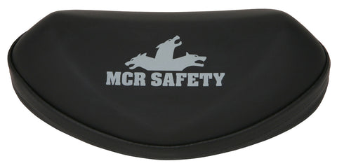 MCR Black Premium Eyewear Case - Color Hides Dirt and Stains - Water Resistant - Zippered Closure - Part# 202