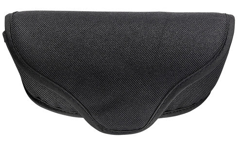 MCR Eyewear Safety Glasses Case - Polyester Nylon Material with Fold Over Flap - Hook and Loop Closure Holds Glasses Secure - Belt Loop on Back Keeps Glasses on Your Side - Part# 204