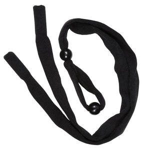 MCR Black Eyeglass Cord / Lanyard - Foam Insert Tips Slip Over Eyewear Temples - Dual Slide Bead for Maximum Adjustability - 32 Inch Relaxed Length Part# 215C