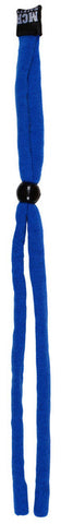 MCR Blue Eyeglass Cord / Lanyard Foam Insert Tips Slip Over Eyewear Temples Slide Bead for Adjustability 28 Inch Relaxed Length Part# 220BL
