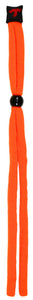 MCR Hi-Visibility Orange Eyeglass Cord / Lanyard Foam Insert Tips Slip Over Eyewear Temples Slide Bead for Adjustability 28 Inch Relaxed Length Part# 220HO