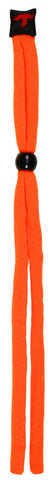 MCR Hi-Visibility Orange Eyeglass Cord / Lanyard Foam Insert Tips Slip Over Eyewear Temples Slide Bead for Adjustability 28 Inch Relaxed Length Part# 220HO