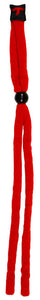 MCR Red Eyeglass Cord / Lanyard Foam Insert Tips Slip Over Eyewear Temples Slide Bead for Adjustability 28 Inch Relaxed Length Part# 220RD