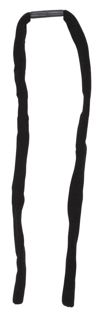 MCR Black Eyeglass Cord / Lanyard - Foam Insert Tips Slip Over Eyewear Temples - Break Away Design - Snaps Apart at Center - 26 Inch Relaxed Length Part# 222