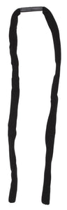 MCR Black Eyeglass Cord / Lanyard - Foam Insert Tips Slip Over Eyewear Temples - Break Away Design - Snaps Apart at Center - 26 Inch Relaxed Length Part# 222