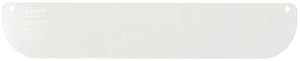 MCR Safety Face Shield - Universal Impact Resistant - Clear Polycarbonate Material - 3 Inches x 16 Inches - .040 Inches Thick - Box of 25 Part# 131640