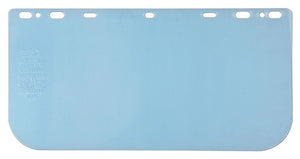 MCR Universal Safety Face Shield Replacement Window - Clear Impact Resistant PETG Material - 8 Inches x 15.5 Inches .042 Inches in Thickness - Box of 50 Part# 486500