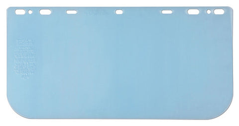 MCR Universal Safety Face Shield Replacement Window - Clear Impact Resistant PETG Material - 8 Inches x 15.5 Inches .042 Inches in Thickness - Box of 50 Part# 486500
