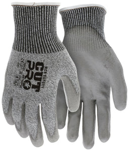 MCR Safety CutPro® - 13-Gauge HyperMax® HPPE Shell - Cut Resistant Work Gloves - Polyurethane (PU) Coated Palm and Fingertips - Box of 12