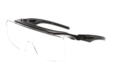 MCR Klondike® OTG Series - Over-the-Glass Safety Glasses - Clear Lens - MAX6 Anti-Fog Coating - Box of 12 - Part# OG210PF