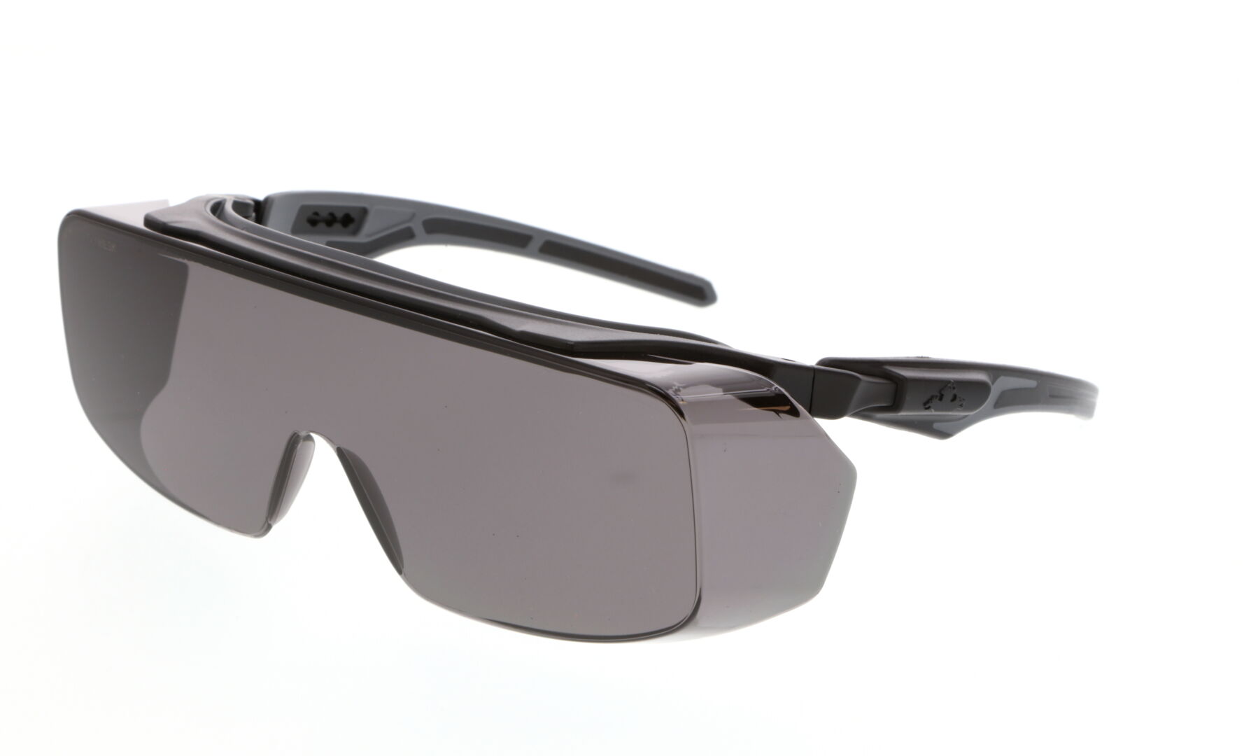 MCR Klondike® OTG Series - Over-the-Glass Safety Glasses - Gray Lens - MAX6 Anti-Fog Coating - Box of 12 - Part# OG212PF