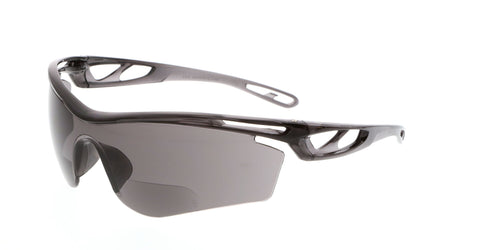 MCR Checklite® CL4 Series Safety Glasses - 1.5 Magnifier - Gray Lens - MAX6 Anti-Fog Coating - Box of 12 - Part# CL4H15GPF