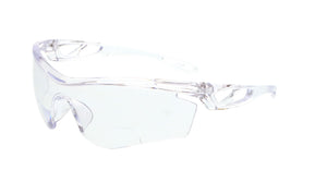 MCR Checklite® CL4 Series Safety Glasses - 2.5 Magnifier - Clear Lens - MAX6 Anti-Fog Coating - Box of 12 - Part# CL4H25PF