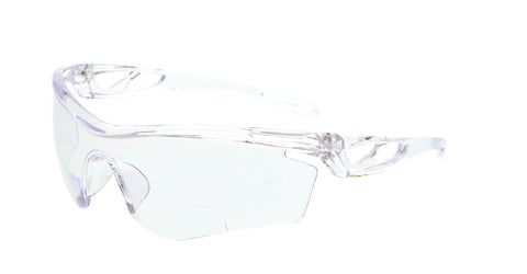 MCR Checklite® CL4 Series Safety Glasses - 2.5 Magnifier - Clear Lens - Duramass Hard Coating - Box of 12 - Part# CL4H25
