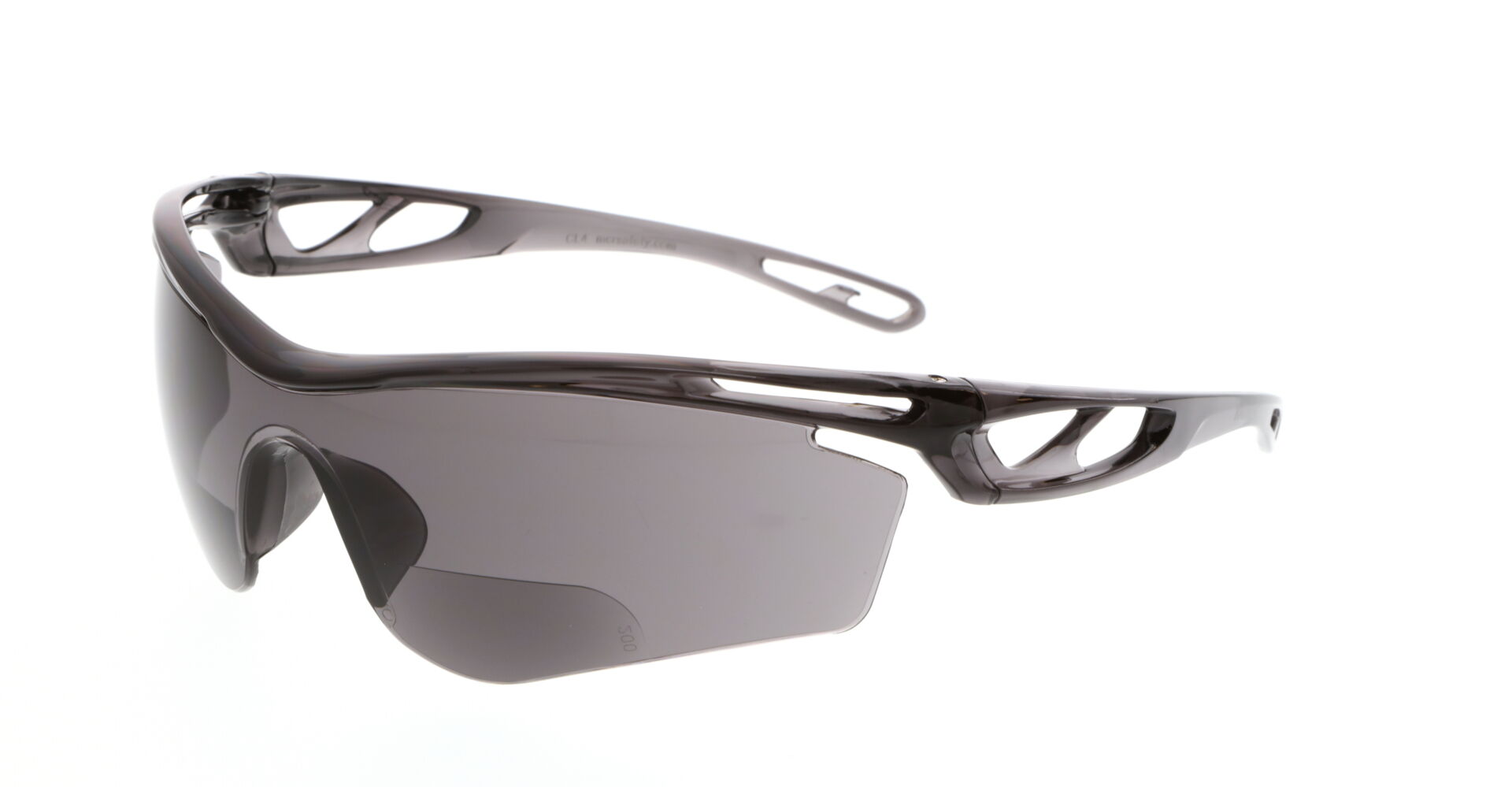 MCR Checklite® CL4 Series Safety Glasses - 2.5 Magnifier - Gray Lens - MAX6 Anti-Fog Coating - Box of 12 - Part# CL4H25GPF