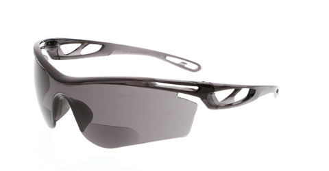 MCR Checklite® CL4 Series Safety Glasses - 2.5 Magnifier - Gray Lens - MAX6 Anti-Fog Coating - Box of 12 - Part# CL4H25GPF