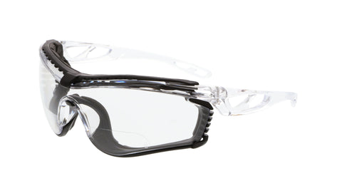 MCR Checklite® CL5 Series Safety Glasses - 2.0 Magnifier -Clear Lens - MAX6 Anti-Fog Coating - Box of 12 - Part# CL5H20PF