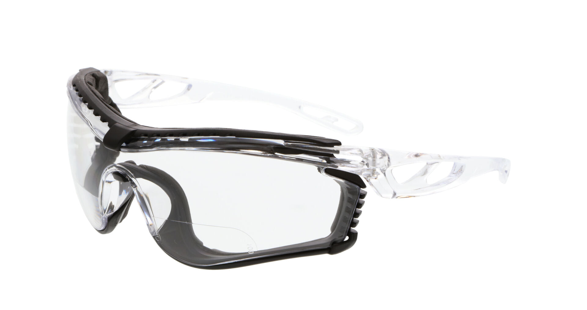 MCR Checklite® CL5 Series Safety Glasses - 2.5 Magnifier -Clear Lens - MAX6 Anti-Fog Coating - Box of 12 - Part# CL5H25PF