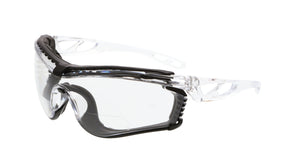 MCR Checklite® CL5 Series Safety Glasses - 2.5 Magnifier -Clear Lens - MAX6 Anti-Fog Coating - Box of 12 - Part# CL5H25PF