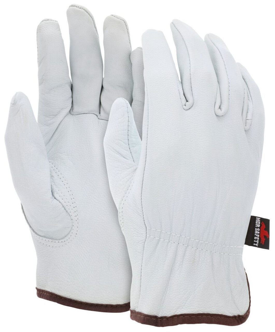 MCR Leather Drivers Work Gloves - Premium A Grade Grain Goatskin Leather - Keystone Thumb - Vending Packaged - Case of 120