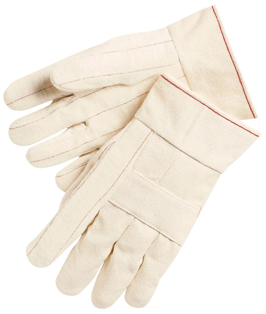 MCR Hot Mill Gloves - 24 Ounce Regular Weight - Knuckle Strap and 2.5 Inch Band Top - Vending Packaged - Case of 36