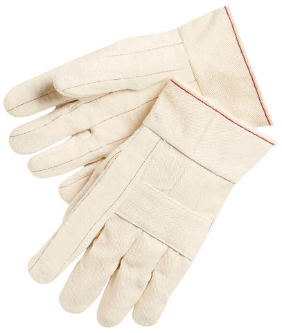 MCR Hot Mill Gloves - 24 Ounce Regular Weight - Knuckle Strap and 2.5 Inch Band Top - Vending Packaged - Case of 36