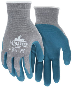 MCR Safety UltraTech® Work Gloves - Environmentally Friendly Gloves - 15 Gauge PET Recycled Polyester / Cotton Shell - Box of 12