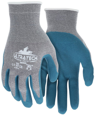 MCR Safety UltraTech® Work Gloves - Environmentally Friendly Gloves - 15 Gauge PET Recycled Polyester / Cotton Shell - Box of 12
