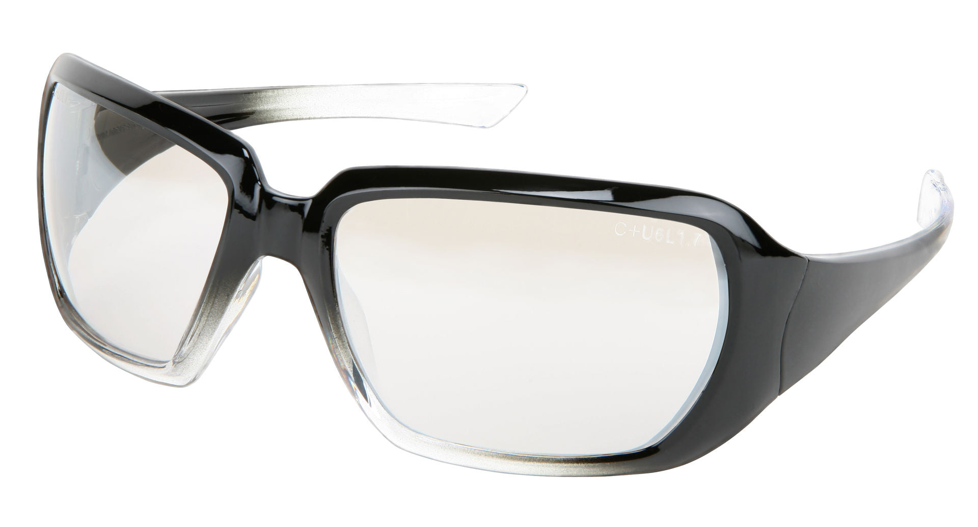 MCR CR2 Series Safety Glasses - I/O Clear Mirror Lens/Clear Frame - Box of 12 - Part# CR1219