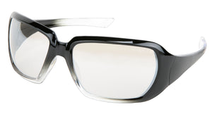 MCR CR2 Series Safety Glasses - I/O Clear Mirror Lens/Clear Frame - Box of 12 - Part# CR1219