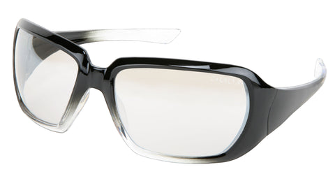MCR CR2 Series Safety Glasses - I/O Clear Mirror Lens/Clear Frame - Box of 12 - Part# CR1219