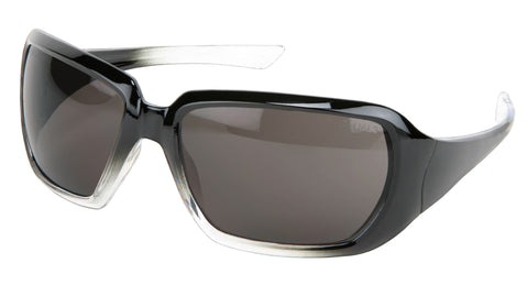 MCR CR2 Series Safety Glasses - Gray Lens/Clear Frame - Box of 12 - Part# CR1212