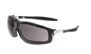 MCR RT1 Series - Foam Lined Safety Glasses - Gray Lens - UV-AF Anti-Fog Coating - Box of 12 - Part# RT112AF