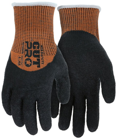 MCR Safety CutPro® - 13 Gauge HyperMax® HPPE Shell - Cut Resistant Work Gloves - Crinkle Latex Palm and Over the Knuckles - High Cut Rating and Excellent Gripping Power - Box of 12
