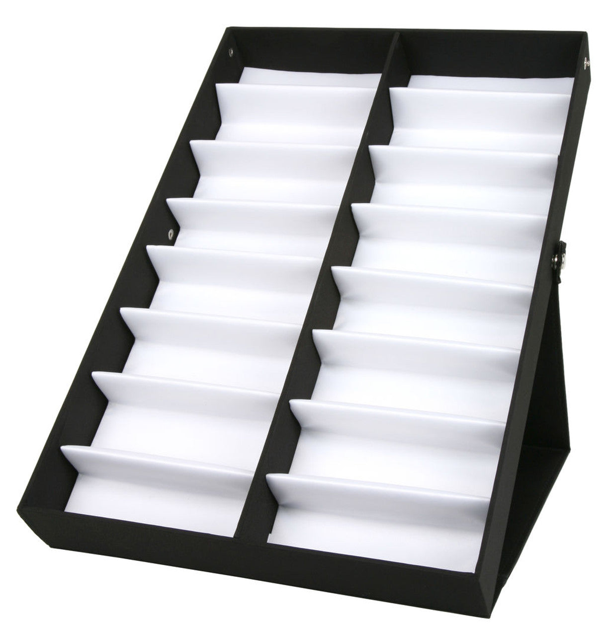 MCR Black Eyewear Display Case - Holds 16 Pair Average Size Safety Glasses Part# ESC16