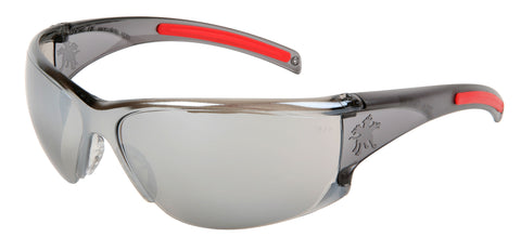 MCR Hulk® HK1 Series Safety Glasses - Silver Mirror Lens - Duramass Hard Coating - Box of 12 - Part# HK117