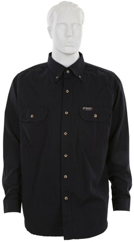 MCR Summit Breeze® Flame Resistant (FR) Shirt - Navy Blue 5.5-ounce Inherent Blend Material