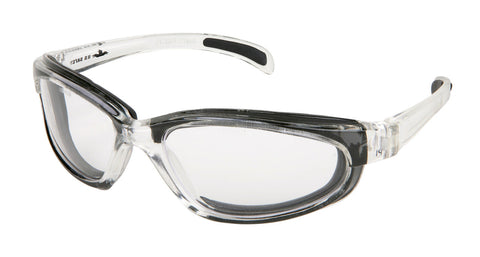 MCR PN1 Series Safety Glasses - Clear Lens - Clear Frame - Anti-Fog Coating - Box of 12 - Part# PN112AF (Copy)