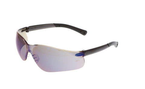 MCR BK3 - BearKat® BK3 Series Safety - Glasses with Single Lens Design - Silver Mirror Lens - Duramass Hard Coating - Box of 12 - Part# BK317
