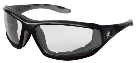 MCR Swagger® RP2 Series - Black Safety Glasses - Clear Lens - MAX36 Dual Coating - Box of 12 - Part# RP210DC