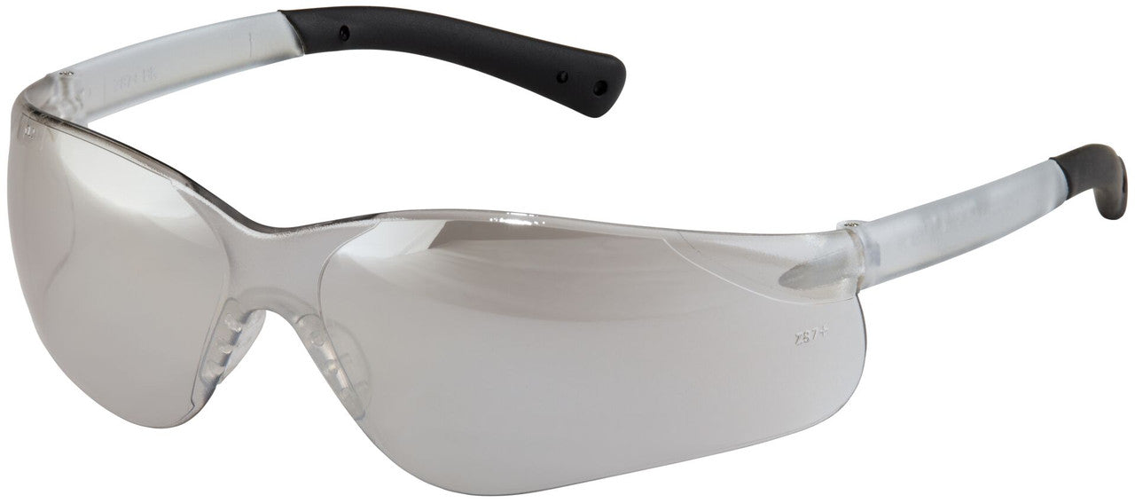 MCR BK3 - BearKat® BK3 Series Safety - Glasses with Single Lens Design - I/O Clear Mirror Lens - Duramass Hard Coating - Box of 12 - Part# BK319