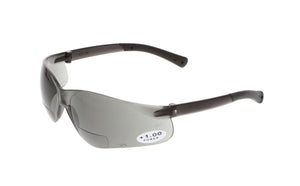 MCR BK1 - BearKat® BK1 Series - Single Lens Design - 1.0 Magnifier - Gray Lens - Duramass Hard Coating - Box of 12 Part# BKH10G