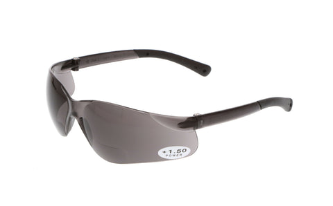 MCR BK1 - BearKat® BK1 Series - Single Lens Design - 1.5 Magnifier - Gray Lens - Duramass Hard Coating - Box of 12 Part# BKH15G
