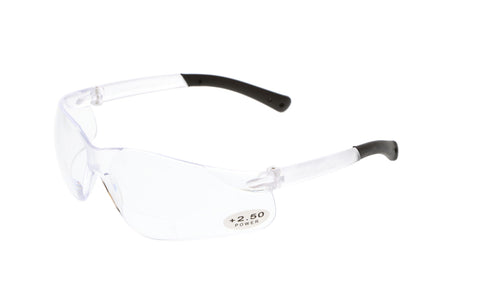 MCR BK1 - BearKat® BK1 Series - Single Lens Design - 2.5 Magnifier - Clear Lens - Duramass Hard Coating - Box of 12 Part# BKH25