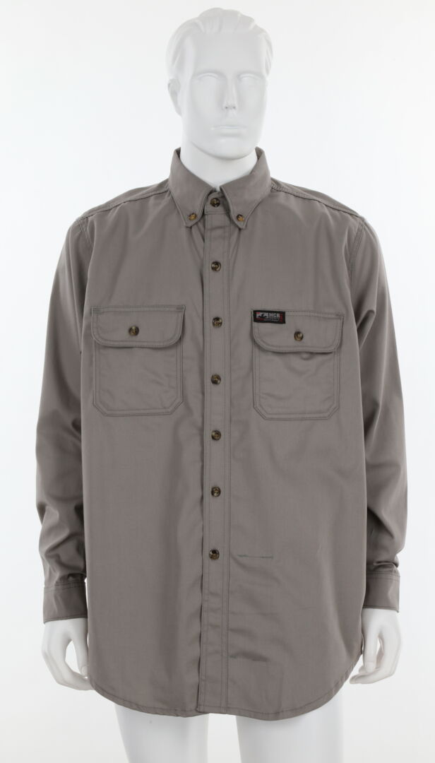 MCR Summit Breeze ® Flame Resistant (FR) Shirt - Gray 7-ounce 100 % Cotton Material