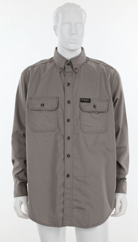 MCR Summit Breeze ® Flame Resistant (FR) Shirt - Gray 7-ounce 100 % Cotton Material