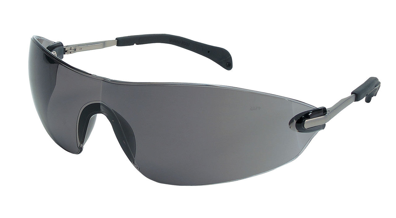 MCR S22 Series Safety Glasses - Gray Lens - Duramass Hard Coating - Box of 12 - Part# S2212